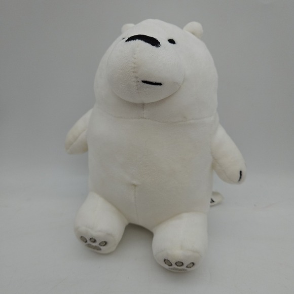 We Bare Bears Plush 6" Ice Sitting Polar Bear White Cartoon Network Cute Cartoon - Picture 1 of 5